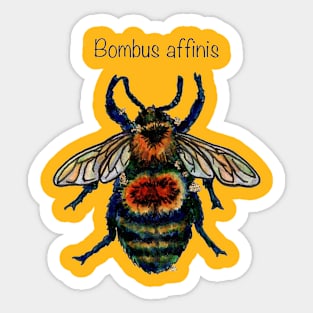 Rusty Patched Bumblebee Sticker